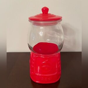 Horizon Red Gumball Glass Canister